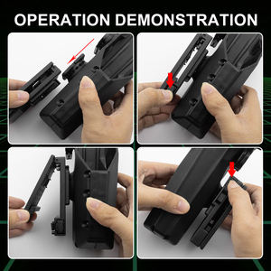 T7 सामरिक उच्च दबाव नायलॉन यूनिवर्सल होल्स्टर त्वरित ड्रा और सूचकांक फिंगर रिलीज के साथ - Product Image 3