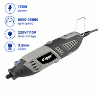 Mini-meuleuse G-max, outil électrique portable, taille mini, vitesse variable, 170W, filaire, portatif, bricolage, électrique, 220V/110V