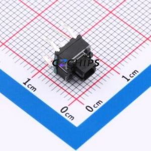 TM-005-<b>D</b>-04 Tactile Switch Through hole Component (THT) Switch Single Pole Single Throw Rectangle Button 2.6N 6mm - Product Image 1
