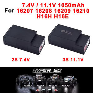 Originele 2S 7.4V/3S 11.1V 1050Mah Lipo Batterij Voor Mjx Hyper Go H 16h H16e 16207 16208 16209 16210 Borstelloze 1/16 Rc Truck Onderdelen - Product Image 3