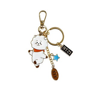 Porte-clés en alliage de zinc personnalisés avec chaîne - Cadeaux promotionnels légers de haute qualité pour la vente en gros - Product Image 2