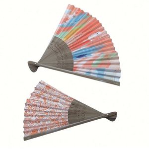 พัดไม้แบบพับได้พัดลมมือออกแบบได้ตามที่ต้องการสำหรับโฆษณา - Product Image 3