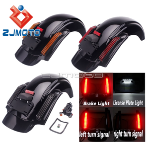 ระบบบังโคลนรถจักรยานยนต์ LED,สำหรับ Harley Touring Street Glide FLHX <span class=keywords><strong>Road</strong></span> <span class=keywords><strong>King</strong></span> FLHR Ultra Limited Electra Glide 2014-Up - Product Image 2