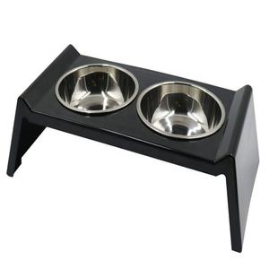 Bols d'alimentation en métal en acier inoxydable <span class=keywords><strong>anti</strong></span> fourmis personnalisés bon marché pour <span class=keywords><strong>chat</strong></span> bol surélevé pour chien - Product Image 1