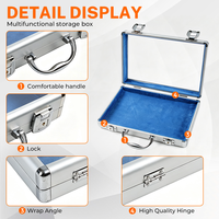 APC005 Ningbo Everest OEM Boîtier en aluminium transparent sur mesure avec design résistant à la poussière et aux chocs pour outils métalliques
