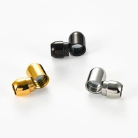 Fermoirs magnétiques en acier inoxydable 3/4/5/6MM pour bracelet en cuir, connecteurs DIY pour la fabrication de bijoux et artisanat