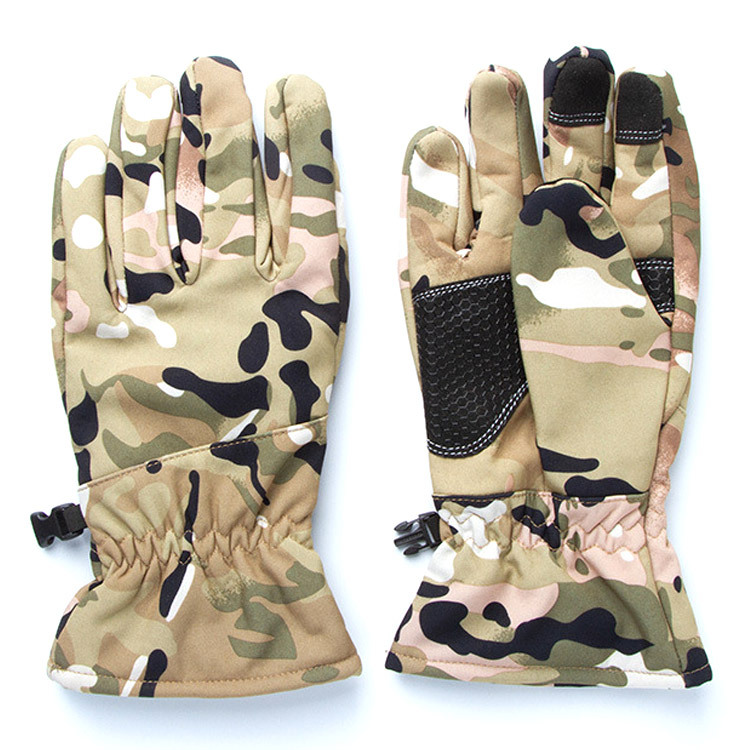 Green camouflage with cotton lining