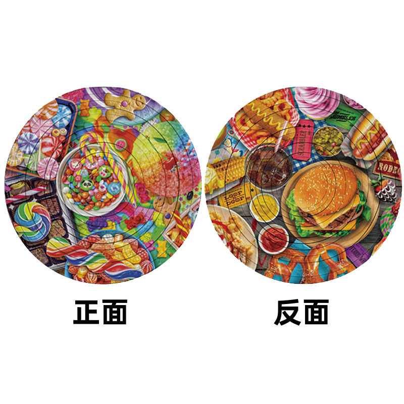 Dessert burger (color box)