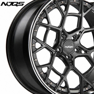 Jantes forgées NJQS de haute qualité pour SUV <span class=keywords><strong>4x4</strong></span> tout-terrain, 5-6 trous, 20 pouces, à déport profond, chromées, pour voitures de sport et de luxe - Product Image 6