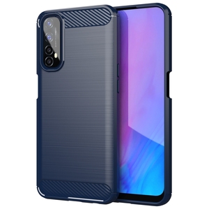 เคสฝาหลัง TPU นิ่มกันกระแทก,เคสคาร์บอนไฟเบอร์สำหรับ OPPO <span class=keywords><strong>Realme</strong></span> 7 <span class=keywords><strong>Narzo</strong></span> <span class=keywords><strong>20</strong></span> <span class=keywords><strong>Pro</strong></span> - Product Image 4
