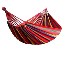 Hamac en toile d'extérieur, options simple et double, anti-retournement, balançoire de camping portable, capacité 200 kg, toutes saisons