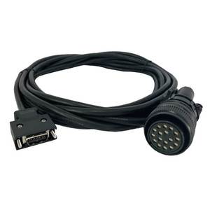 สายเคเบิลอุปกรณ์ทำความร้อนแบบเปลือยชนิดเส้นใยเดี่ยว Delta ASDBCAEN0003-B2 หัวต่อ DB-9P ปลายขับเคลื่อน ขนาดสาย 26AGW*5P - Product Image 4
