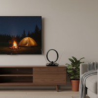 ODM/OEM/OBM HD 4K Innen-Digital-TV-Antenne mit Hoher Verstärkung 28dB Kunststoff ANTOP Fabrik Großhandel