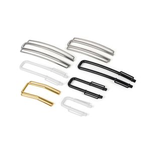 Boucles métalliques personnalisées en V, U, anneaux rectangulaires, barres centrales, cadres articulés, quincaillerie de logo pour lingerie, maillots de bain, vêtements – Vietnam - Product Image 1