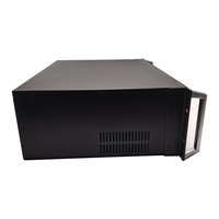 Boîtier de contrôle en aluminium 3U de 19 pouces, IP54, personnalisable, pour amplificateur de puissance, serveur, GPU, châssis ATX HDD
