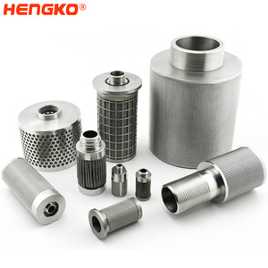 Tubo de Malha Porosa de Aço Inoxidável, Filtro de Malha Espiral Soldada, Cilindro de Tubo de Fio Sinterizado, Tela Perfurada para Jateamento de Areia - Product Image 1