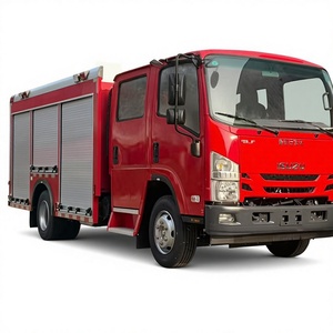 Camion de pompiers aérien haute performance 4x2, neuf, avec pulvérisateur à réservoir d'eau de 4000 litres, alimenté au diesel, camion de pompiers avec grue - Product Image 1
