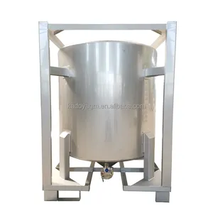 Ibc SS304/SS316L 1000 Liter Chemical Storage Stainless Steel Ibc Tank With UN Certificate