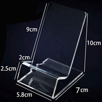 Présentoir de téléphone en acrylique transparent personnalisé de vente à chaud pour les supports de support de téléphone portable en gros durables et écologiques pour iPhone