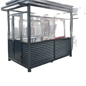 Caseta de seguridad de estructura de acero, portátil, de una sola habitación, para exteriores, para gestión de propiedades y cobro de peaje. - Product Image 2