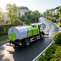 Camion de lavage haute pression SINOTRUK HOWO 4x2 Diesel, nettoyeur routier à jet d'eau, véhicule de pulvérisation d'eau municipale