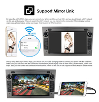Autoradio Android 2 Din 1 go + 16 go/2 go + 32 go, lecteur GPS pour Opel Astra H J 2004 Vectra Vauxhall Antara Zafira Corsa Vivaro Meriva Veda Rad