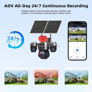 4Lens Super Plus Ultra Max HD 6K 64MP 4G Sim Card Solar Outdoor WiFi IP Surveillance CCTV <b>Security</b> PTZ Network Cameras Wireless - Product Image 5