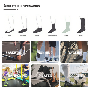 Calcetines informales de algodón <span class=keywords><strong>blanco</strong></span> personalizados de fábrica, estilo callejero de verano de alta calidad, antibacterianos, antideslizantes, desechables con logotipo - Product Image 3