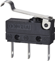 Interrupteur étanche MT8 pour communication automobile DONGHAI 5000 pièces/carton Noir IP67 (à l'exception du terminal) Plastique Métal SPDT 250V VN 6A