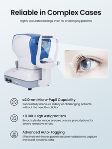 Réfractomètre automatique Aist Optics FA-9500K avec écran tactile de 7 pouces et mesure de la courbure corneale - Product Image 4