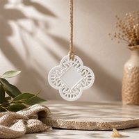 Pendentif d'aromathérapie personnalisé de luxe en gypse céramique écologique pour voiture, maison, bureau, désodorisant, parfum lavande, cadeau de mariage