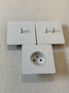 86 250V 1/2/3/4 gang 2way tường chuyển đổi chuyển đổi thép không gỉ Bảng điều chỉnh trắng Pháp EU 16aeuropean USB sạc anh đôi 13A Ổ cắm - Product Image 5