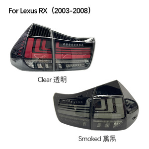 ไฟท้ายและไฟหน้าแบบ LED สำหรับ Lexus RX/Harrier ปี 2003-2008 ไฟหน้าอะไหล่ ไฟท้ายพร้อมเอฟเฟกต์เปิด-ปิดแบบเคลื่อนไหว - Product Image 4