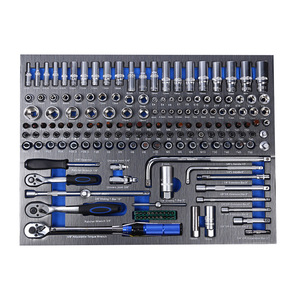 Vente en gros de 424 pièces d'outils mécaniques en acier au carbone haute résistance avec armoire à roulettes tout-en-un pour garage, réparation automobile, atelier - Product Image 3