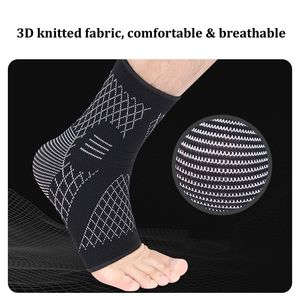 Compresión deportiva <span class=keywords><strong>Tobillo</strong></span> Soporte Manga Calcetines <span class=keywords><strong>Estabilizador</strong></span> <span class=keywords><strong>para</strong></span> correr <span class=keywords><strong>Voleibol</strong></span> Baloncesto Protección contra esguinces - Product Image 3