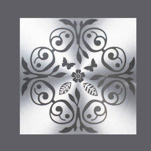 Bán Buôn Bãi Đậu Xe Giấy Nến Mẫu Tái Sử Dụng Bền Carbon Thép Kim Loại <span class=keywords><strong>Stencil</strong></span> Cho Khắc Gỗ Vẽ - Product Image 6