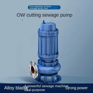 QW Sewage Pump, 380V Three-phase Non <b>Clogging</b> Submersible Pump, 220V, Suitable for Household Use, for Pumping Sludge and Manure - Product Image 3