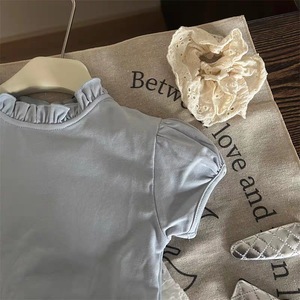 Tongxingyuan Girls Lace Hollow Out A-Line Skirt Off White Cotton Midi Childrens Dress Spring Summer Style - Product Image 3