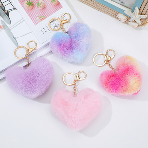 New Unicorn Plush Pendant Backpack Schoolbag Cute Seven Color Custom Plush Keychain