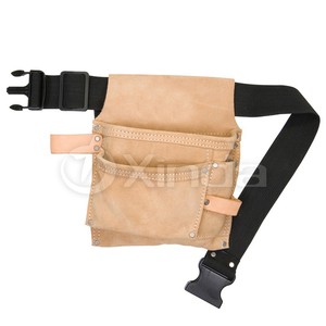 Túi Đựng Búa Vít Bằng Da 3 Túi Tùy Chỉnh Túi Đựng Dụng Cụ Vách Thạch Cao Bền Với Dây Đai Điều Chỉnh Được - Product Image 3