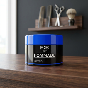 Pomada Fijadora para Cabello FB Easy de 80g, Fijación Fuerte Natural y Brillo, Crema para Peinar - Product Image 2