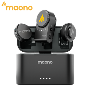 Maono Sóng T5 Không Dây Lavalier <span class=keywords><strong>Microphone</strong></span> Chuyên Nghiệp Podcasting Ghi Âm Vlogging Cho Máy Ảnh PC Máy Tính Xách Tay Điện Thoại - Product Image 2