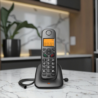Téléphone IP numérique sans fil DECT portable avec carnet d'adresses pour station de base sans fil pour entreprise à domicile