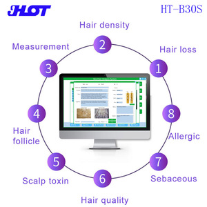 Microscope portable HD HT-B30S, analyseur de cuir chevelu, <span class=keywords><strong>scanner</strong></span> capillaire, outil de greffe de cheveux, équipement de salon de beauté - Product Image 4