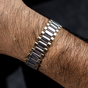 Pulsera de Oro de 14K MSB-567, Joyería Unisex para Uso Diario - Product Image 3