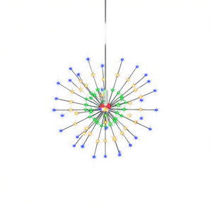 D0100HHDQC6 Outdoor <b>Christmas</b> <b>Lights</b> 7.9 In Firecracker Style Multicolor LED IP65 280 <b>Bulbs</b> for Holiday Decoration - Product Image 1