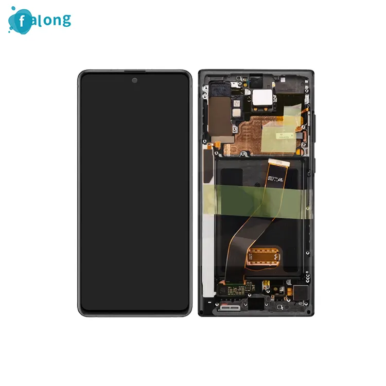 AMOLED For Samsung Galaxy Note 10 Plus N975 LCD Display With Frame Note 10 N970 LCD Touch Screen Digitizer Replacement