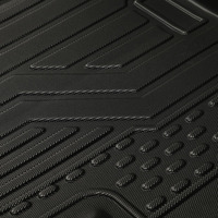 Tapis de sol de voiture TPE sur mesure, couverture complète, adaptés à Jetour Shanhai L7 Plus 7 places, durables, noirs, épaisseur 3 mm
