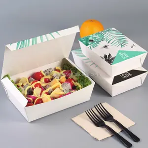 식품 포장 상자 도매 친환경 크래프트 종이 중국 도시락 포장 식품, 식품 및 음료 포장 코팅 종이 수락