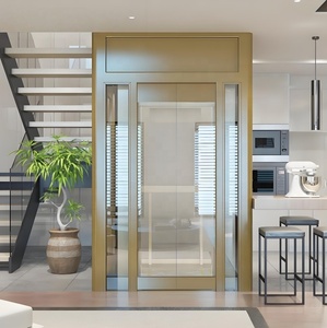 Ascensor Residencial Pequeño de 3 Pisos con Sistema de Tracción VVVF, Altura de Elevación de 3-15m, Elevador Doméstico con Accionamiento por Corriente Alterna - Product Image 6